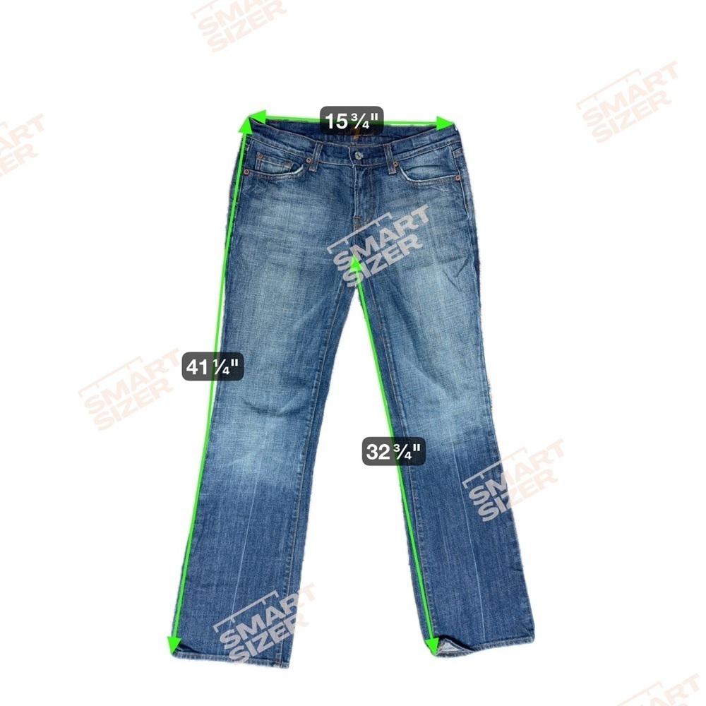 7 For All Mankind Boot Cut Jeans Size 29 - Picture 2 of 8